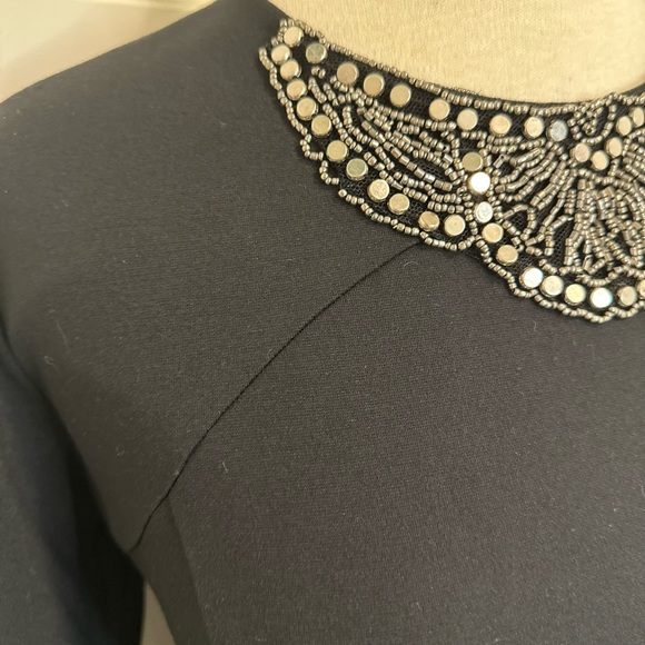 New Olsen Cocktail Dress with Beaded Accent - Picture 4 of 8